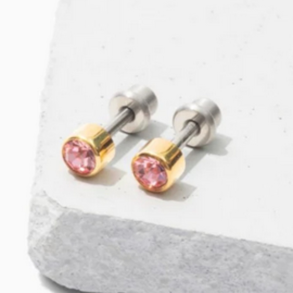 Tini Lux Earrings Ava Studs Titanium Hypoallergenic